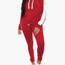 Fooullaide Sweatsuits for Women Set 2 Piece Outfit Long Sleeve Hoodies Jogging Suits Sweatpants Lounge Tracksuit with Pocket S