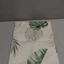 Bonhause Tropical Palm Leaves Monstera Table Runner 13x72 Inch Summer Green Plant Kitchen Dinning Table Decoration for Indoor Outdoor Home Party Decor