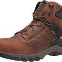 Timberland PRO mens Hypercharge 6" Soft-toe Waterproof Industrial Work Boot (9.5 Wide, Brown Distressed Full-grain)