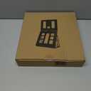 HNL Portable Monitor Stand, iPad & Tablet Holder, clamp Retention, Foldable, mountable Small Desk, Supports 7.75 inch to 10.75 inch Screen Width, Travel with Laptop, Black