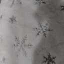 CHICHIC 60 Inch Large Christmas Tree Skirt White Tree Skirt Xmas Faux Fur Tree Skirts Christmas Decorations for Holiday Tree Ornaments Christmas Party Home Decorations with Sequin Silver Snowflakes