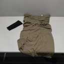 Women's Sexy Fold Over High Waisted Lounge Long Skirts Elegant Going Out Bodycon Maxi Skirts (Army Green) X