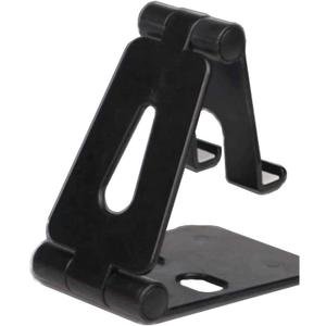 ZALUJMUS Desktop Foldable Stand for Phones, Free Your Hand, Adjustable, Compatible with All Phones, Cell Phone (Black)