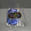 Decor365 Blue Fringe Curtains Blue Party Decorations Blue Circle Garlands Streamers Banner Backdrp for Wedding Graduation Bridal Shower Bachelorette Ramadan Birthday Party Supplies