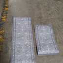 Kitchen Rugs and Mats 2PCS Cushioned Anti-Fatigue Floor Mat, Waterproof Kitchen Rug Set of 2 Non-Skid Comfort Standing Mat for Kitchen,Home,Office,Sink,Laundry,17.3"x29"+17.3"x47"