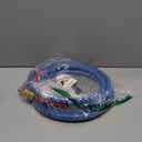 POHIR 10ft Pressure Washer Hose 3/8" 4800 PSI, No Marking Kink Free Hose with Quick Connect Ends and Adapters for Hot & Cold Water up to 248F, Steel Wire Braided Hose for Power Washing