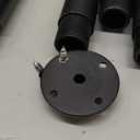 Adjustable Closet Rods for Hanging Clothes 134 to 160 inch Black Heavy Duty clothes rod for closet, Laundry, Bathroom, RV Closet Organization and Storage(Extra long)