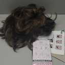 Short Brown Wig for Mens Layered Natural Fluffy Synthetic Hair Wig Heat Resistant Halloween Cosplay with Wig Cap