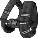 APEXUP Weighted Vest with 5lbs/10lbs/15lbs/20lbs/25lbs/30lbs Weights and Reflective Stripe, Weight Vest Men Women for Workout, Strength Training, Running (Black)