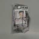 BARSDAR 100% Human Hair Bun Extension - Real Human Hair Gray Messy Bun Scrunchie for Women - Elastic Wavy Small Updo Chignons Grey Salt and Pepper Hairpieces Soft Natural Looking Daily