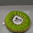 ANWA Adjustable Cat Cone Collar Soft, Cute Cat Donut Collar After Surgery, Kitten Recovery Cones to Stop Licking (Medium, Kiwifruit)