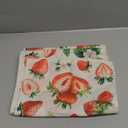 Artoid Mode Strawberry Wildflowers Fruit Spring Summer Table Runner, Seasonal Kitchen Dining Table Decoration for Home Party Decor 13x72 Inch