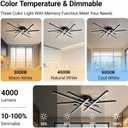 Semi Flush Mount Modern Light Fixture,35.4" Modern LED Ceiling Lights Fixture,for Hallway,Entrance,Cafe,Living Room,Bedroom,Corridor,Porch,Passage Light Fixtures (Black (6-Lights)), 12.0 Inches