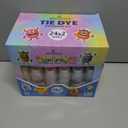 24 Colors Tie Dye Kit, Tie Dye Set for Kids, Pre-Filled Bottles, Non Toxic Permanent Fabric Dye Art Set, Easy DIY Fabric Art - Create Fun (24 Colors)