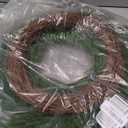 24 inch Norfolk Pine Wreath, Realistic Christmas Wreath for Front Door,Artificial Real Touch Green Wreath Greenery for Door Wall Windows Mantle Outdoor Christmas Decoration