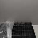 FDW Dog Crate for Small Dogs 24 Inch Folding Metal WirePet Cage Double Door W/Divider Panel Indoor Outdoor Kennel Leak-Proof Plastic Tray,Black