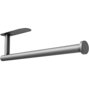 Under Cabinet Wall Mount Paper Towel Holder, Self-Adhesive Bar, Stainless Steel 13 inch (Grey, 1) (Gray)