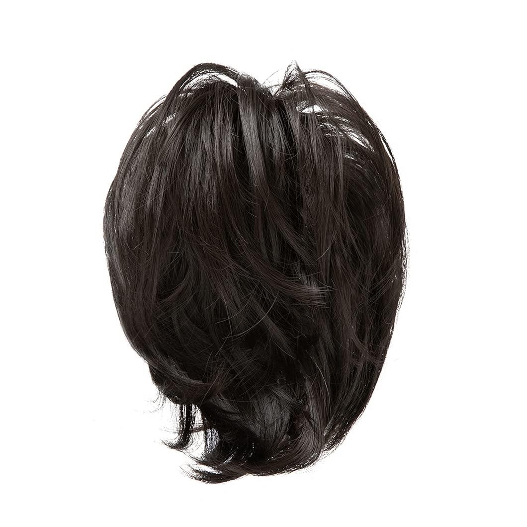 Chignon Messy Braided Bun Synthetic Fake Hair Piece Cover Scrunchie Updo With Elastic Band High Temperature Fiber For Woman 4
