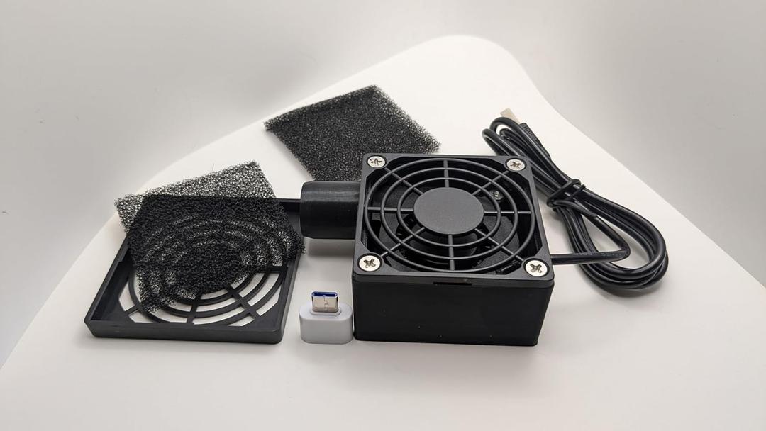Kotto Hose Dryer with Filter Compatible with CPAP and BIPAP Hoses, USB Powered and Nearly Silent. (No-Add ons), Black 5 x 5 x 3 In