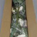 Artificial Peonies Silk Flowers, Beige Faux Peony Bouquet 4 Bundles Florals Arrangements Decor for Farmhouse Home Boho Wedding Table Centerpiece, Fake Plastic Flowers Bulk for Vase Decoration (Beige)