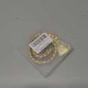 Gold Cuban Chain Dog Collar Solid Stainless Steel Link Chain Thick Pet Collar Cool Zirconia Lock Small Medium Large Dogs Collar (12Inch for 9.6-11.5" Dog Neck)