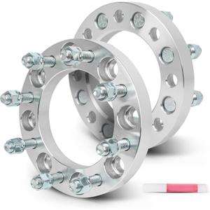 OCPTY 2PCS 8x6.5 to 8x6.5 Wheel Spacers 1" Wheel Adapters 9/16" Studs 126mm Center fit for 1994-2010 for Dodge for Ram 2500/2003-2010 for Dodge for Ram 3500