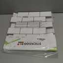 STICKGOO 10-Sheet White Subway Tiles Peel and Stick Backsplash, Stick on Tiles Kitchen Backsplash (Thicker Design)