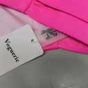 Women's Bathing Suit Bottoms Full Coverage Ruched Bikini Tankini Bottom Swimsuit Brief (Pink, L)