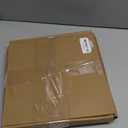 Wooden Wall Clock with Retro Design, 11 Inches Round Wall Clocks Battery Operated Silent Non-Ticking, Big Arabic Numerals, for Kitchen Living Room Classroom Gym and Pool, Brown