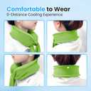 OutCool U-Flex Neck Coolers, Cooling Tube Wraps for Outdoor Cooling, Reusable Ice Packs for Migraine Shoulder Relief, Stress, Summer Hot Flashes, Outdoor Working, Travel, Green