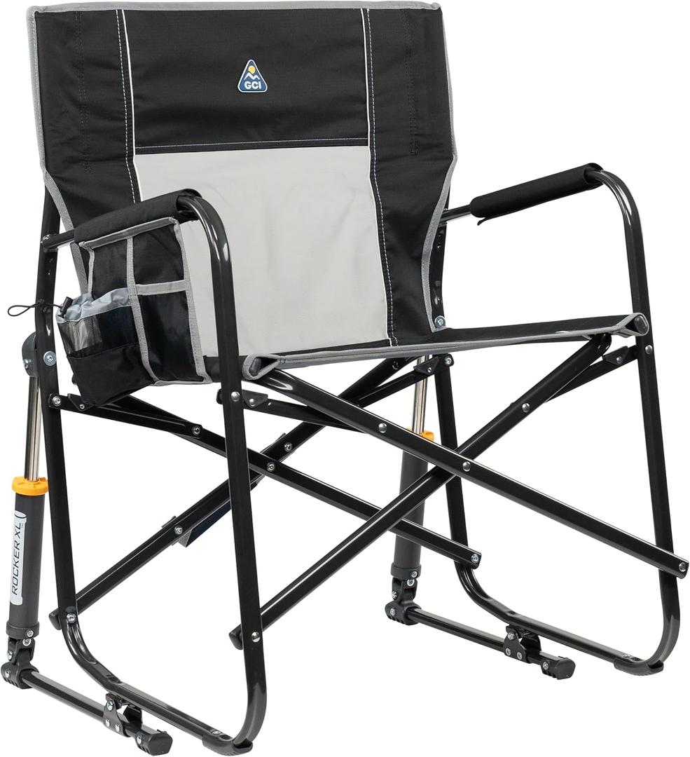 GCI Outdoor Freestyle Rocker XL Camping Chair - Black