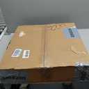 Medline Rollator Walker with Seat, Steel Rolling Walker with 6-inch Wheels Supports up to 350 lbs, Medical Walker, Blue