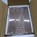 QEEIG Floating Shelves for Wall Bathroom Shelf Bedroom Kitchen Living Room Hanging Book Shelves Small Farmhouse Decor 16 inch Set of 3, Rustic Brown (015-BN3)