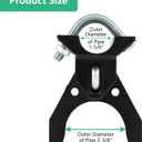 Pool Gate Latch,1-5/8" x 2-3/8" Gate Latch for Pool Gate Safety Latch, Auto Pool Gate Lock in Pool Fence, Pool Lock for Gate, Chain Link Fence Gate Latch, Horizontally (1-5/8" x 2-3/8")