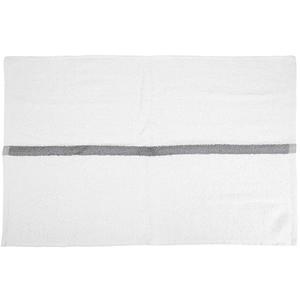 Arkwright White Hand Gym Towel - 100% Cotton Soft Quick Dry Sweat Absorbent Hotel Quality Towel for Workout, Bathroom, Spa, Pool, 16 x 27 in, Grey, 1 pc