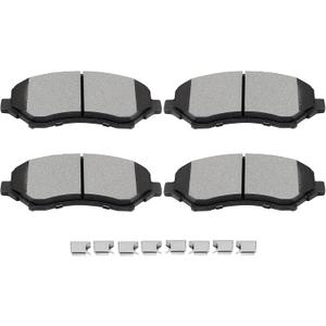 Brake Pads ECCPP D1273 Front Ceramic Brake Pads Kits for Chrysler Town & Country,for Dodge Grand Caravan|Journey,for Dodge Nitro,for Jeep Liberty,for Jeep Wrangler,for Ram C/V,for VW for Routan