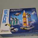 Exploratory Building Blocks Set: 461PCS Rocket, Space Shuttle, Moon Buggy, and Satellite Kit - STEM Learning with Space Capsule - Ideal for 6-12 Year Old Boys