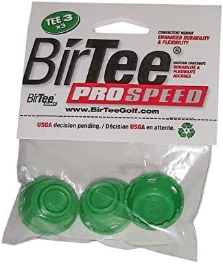 BirTee Pro Golf Tees - Size #3 (3/4") Individual Size Packs - 3 Tees Per Pack. Winter/Mat/Simulator Tees
