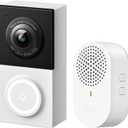 Tapo TP-Link Smart Video Doorbell Camera Wired, 2K 5MP, Color Night Vision, 180° Ultra-Wide FOV, 2-Way Audio, Free AI Detection, Cloud & SD Card Storage, Works w/Alexa & Google Home, D130