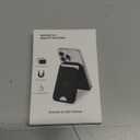 Mag-Safe Wallet Magnetic Wallet for Phone Lightweight Magnetic Phone Pouch Stand Adjustable Leather Mag-Safe Card Holder for iPhone 17/16/15/14/13/12 Series, Not for iPhone 13/12 Mini (Black)