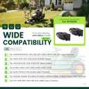 WUTIST Deck Mulch Kit Cover Compatible with 102