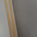 Art3d Premade Board and Batten Paintable Wainscoting Kit, MDF Accent Wall Panel for Kitchen Bedroom Living Room Home Decor Covers 189 x 54 in. Molding Trim Slat with Edge Strip (Log Color)