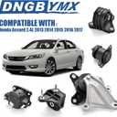 Engine Motor Mount Set Compatible with Honda Accord 2.4L 2013 2014 2015 2016 2017 Replace # A65072 A65054 A65040 A65068 A65071