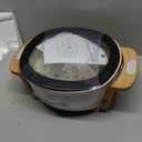 Hot Pot Electric Hot Pot with Divider, Large 6L Nonstick Dual-Sided Shabu Shabu Pot Dual-Flavor hotpot electric 1500W with Adjustable 5-Temperature Control Perfect for Family Dinners & Parties