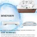 1PCS 77228 1411501 Hot Tub Spas Pillows Fits for Hot Spring Highlife Series Spas from 2014-Current: Aria, Envoy, Grandee, Jetsetter, Jetsetter LX, Prodigy, Sovereign, Triumph, Vanguard