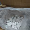 Pulovin 20 lbs White Rocks for Plants Indoor, 1-2 inch Decorative Garden Stone Outdoor Landscaping, Walkways, Yard, Large Polished River Rocks for Plants Pots, Vases, Crafts