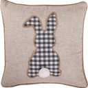 Pillow Perfect Indoor Single Bunny Natural Throw Pillow, 18" x 18"