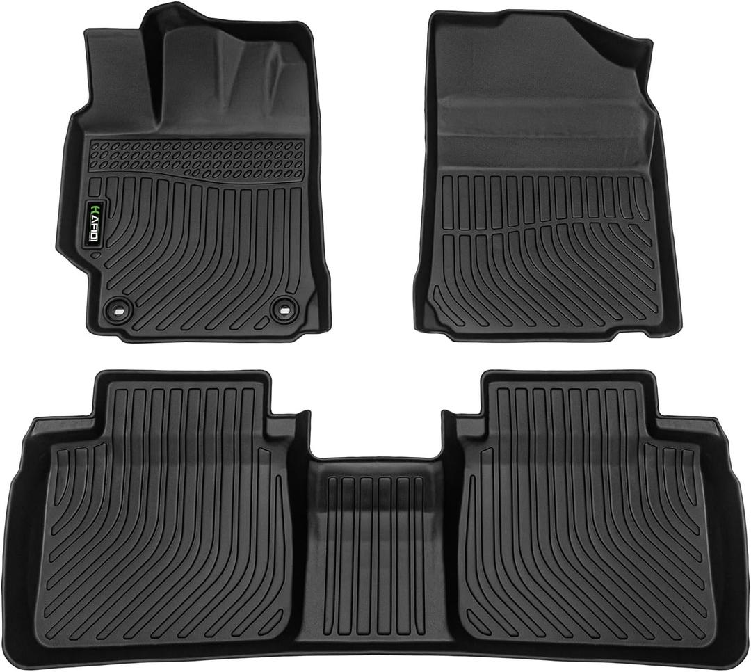 Floor Mats Fit for Toyota Camry 2012-2017
All Weather Protection TPE Anti-Slip Automotive Floor Liners Fits 1st & 2nd Row Full Set Custom Accessories, Black