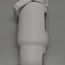 BLUEGO 40 oz Glass Water Bottle with Straw, Leakproof and Time Marker, Wide Mouth for Travel, Gym and Workout, White