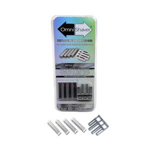 Premium Omnishaver Replacement Cartridge Refill Kit with Blade Removal Tool - Self Cleaning & Self-Stropping Shaving Razors for Men & Women - Safe & Smooth Mens Razors Blades Refills - 4 Cartridges (1 Count (Pack of 1))